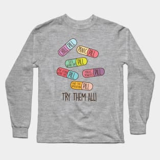 Pill Variety Pack Long Sleeve T-Shirt